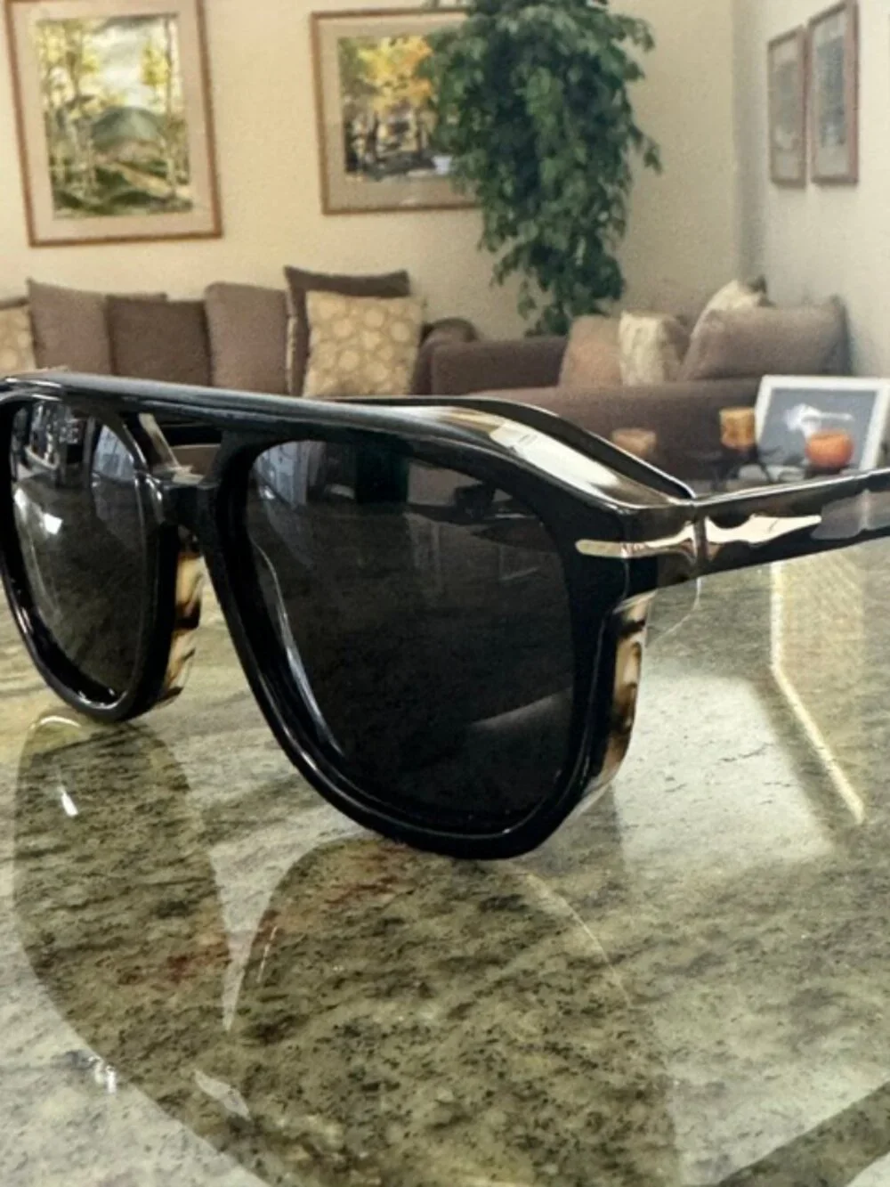 Gesruny 1645 C02 Polarized 56 17 145 Men's Sunglasses w/Case & Accessories NWT